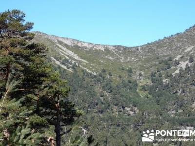 Cerro Minguete - excursiones y senderismo; nacimiento del río cuervo; la barranca navacerrada